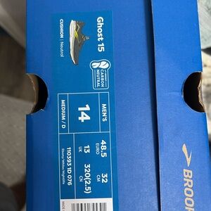 New in Box Size 14 Brooks Ghost 15.